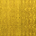 Square Machine Washable Abstract Yellow Modern Rug, wshabs4424yw