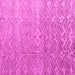 Square Machine Washable Abstract Pink Modern Rug, wshabs4424pnk