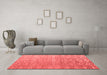 Modern Red Washable Rugs