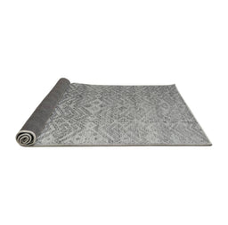 Sideview of Abstract Gray Modern Rug, abs4424gry