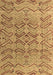 Abstract Brown Modern Rug, abs4425brn