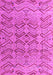 Machine Washable Abstract Pink Modern Rug, wshabs4425pnk