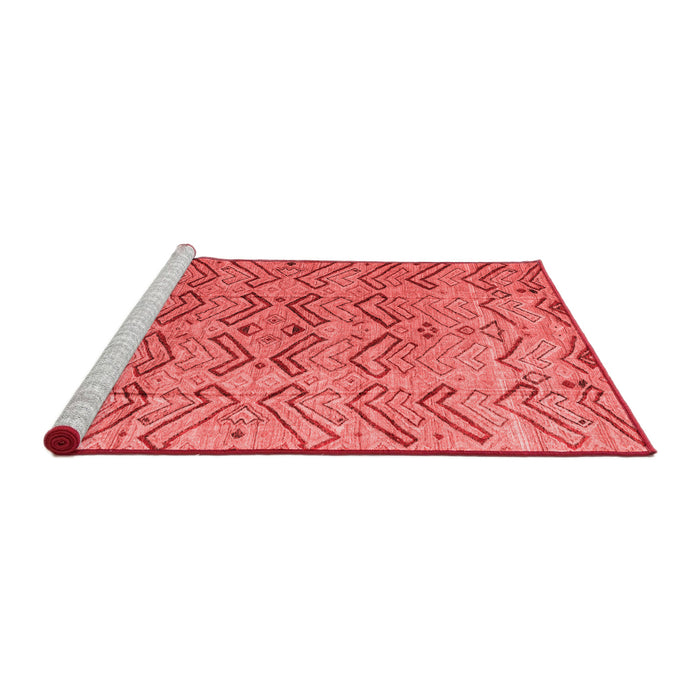 Modern Red Washable Rugs