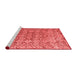 Modern Red Washable Rugs