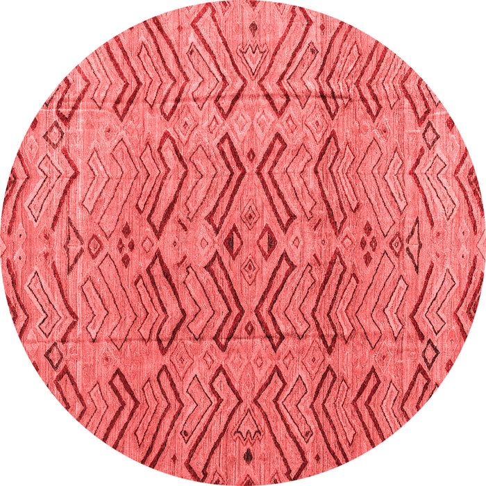 Abstract Red Modern Rug, abs4425red