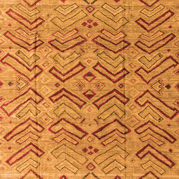 Abstract Orange Modern Rug, abs4425org