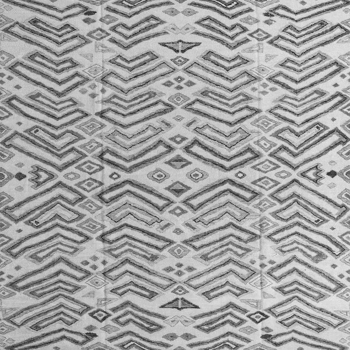 Square Machine Washable Abstract Gray Modern Rug, wshabs4426gry