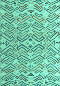 Abstract Turquoise Modern Rug, abs4426turq