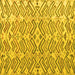 Square Abstract Yellow Modern Rug, abs4426yw