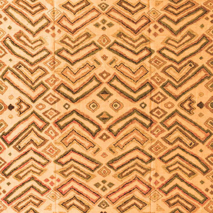 Machine Washable Abstract Orange Modern Area Rugs, wshabs4426org