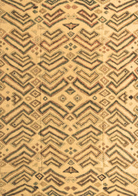 Abstract Brown Modern Rug, abs4426brn