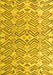 Machine Washable Abstract Yellow Modern Rug, wshabs4426yw