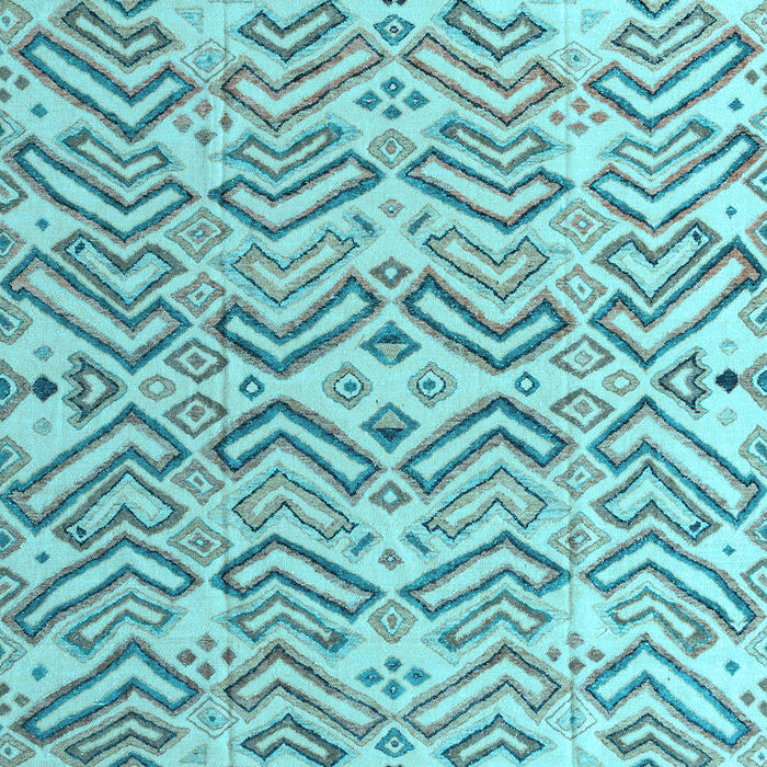 Abstract Light Blue Modern Rug, abs4426lblu
