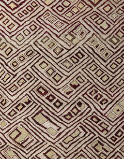 Abstract Red Brown Modern Rug, abs4427