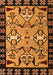 Abstract Orange Modern Rug, abs4428org