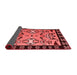 Abstract Red Modern Area Rugs