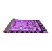 Sideview of Abstract Purple Modern Rug, abs4428pur