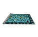 Sideview of Machine Washable Abstract Light Blue Modern Rug, wshabs4428lblu