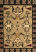 Abstract Brown Modern Rug, abs4428brn