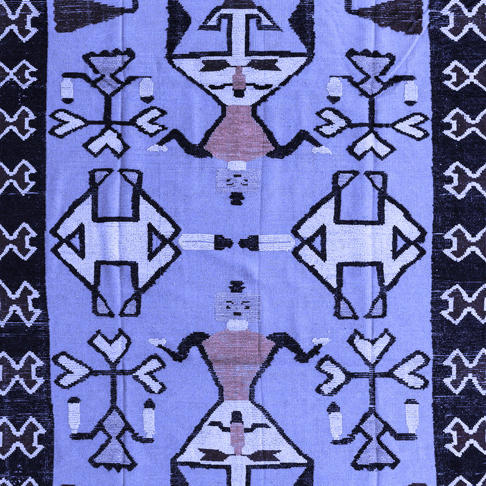 Machine Washable Abstract Blue Modern Rug, wshabs4428blu