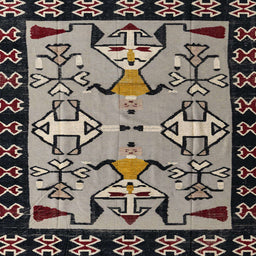 Square Machine Washable Abstract Burgundy Brown Rug, wshabs4428