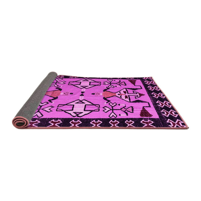 Sideview of Abstract Pink Modern Rug, abs4428pnk