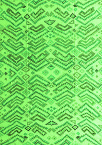 Abstract Green Modern Rug, abs4429grn