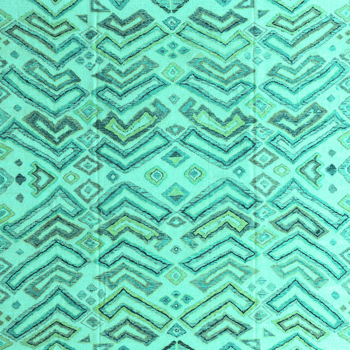 Abstract Turquoise Modern Rug, abs4429turq
