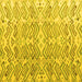 Square Machine Washable Abstract Yellow Modern Rug, wshabs4429yw