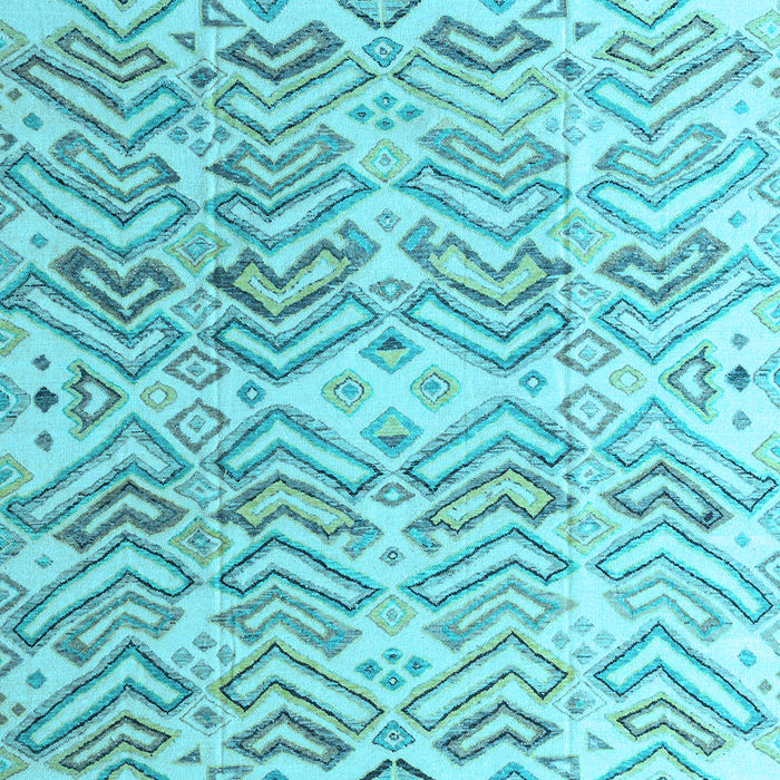 Abstract Light Blue Modern Rug, abs4429lblu
