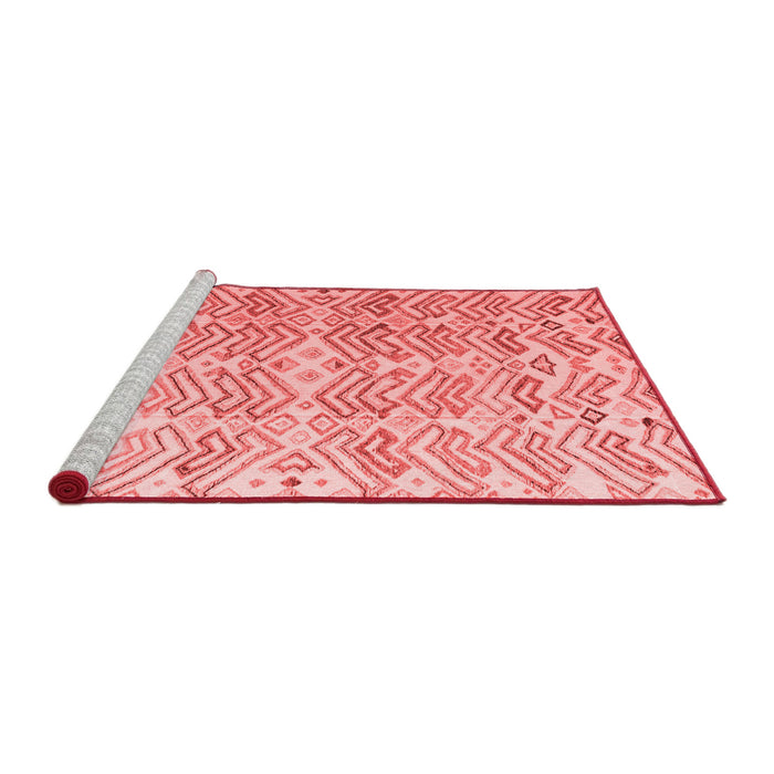 Modern Red Washable Rugs