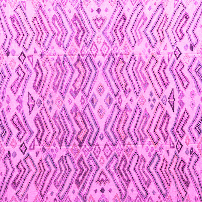 Square Abstract Pink Modern Rug, abs4429pnk