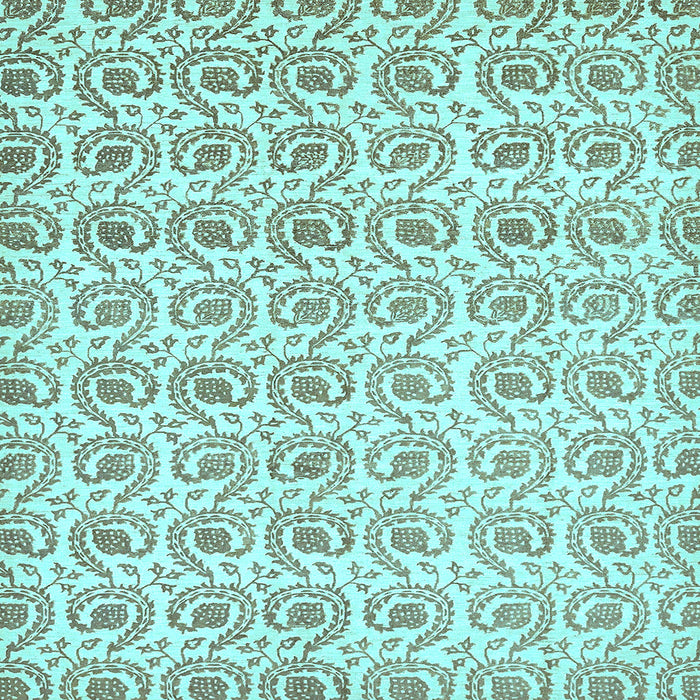 Square Abstract Light Blue Modern Rug, abs442lblu