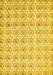 Abstract Yellow Modern Rug, abs442yw