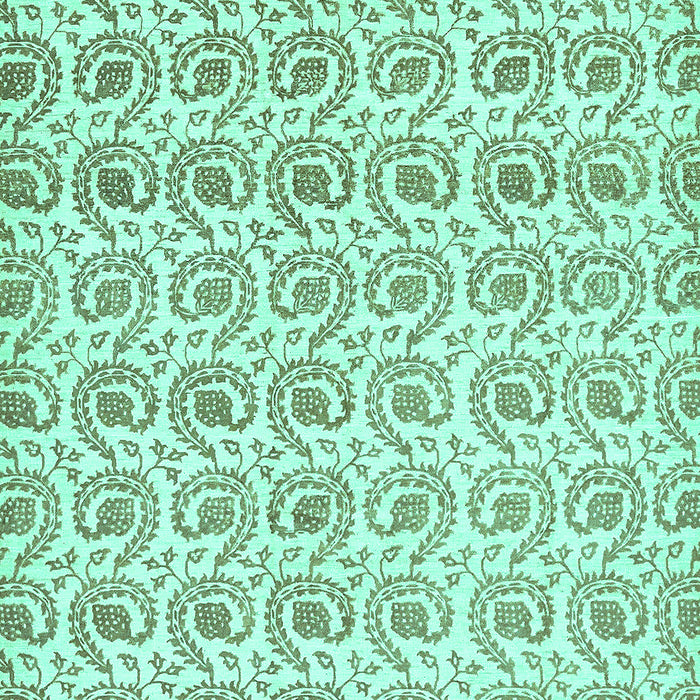 Abstract Turquoise Modern Rug, abs442turq