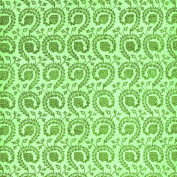 Abstract Green Modern Rug, abs442grn