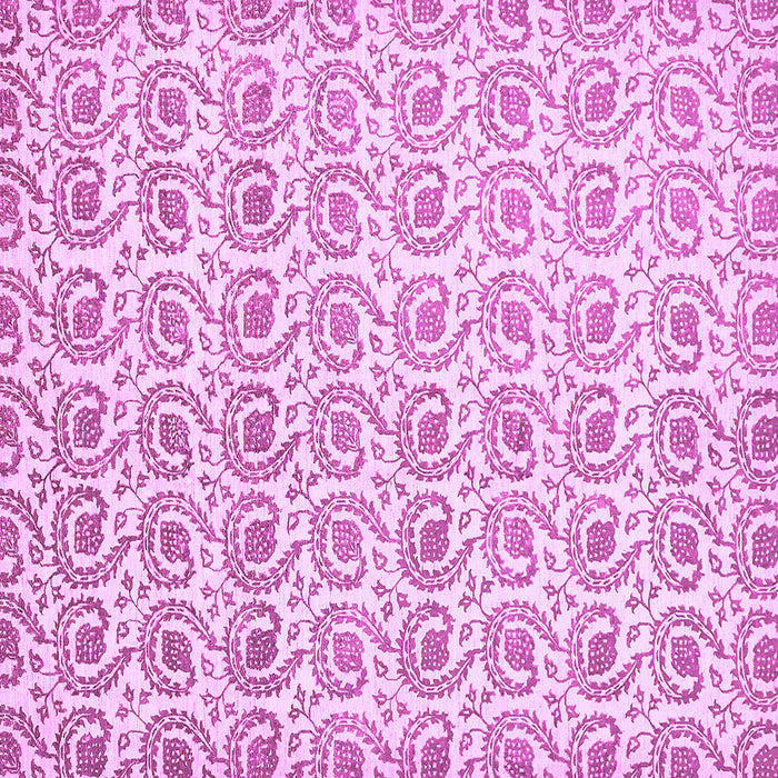 Square Machine Washable Abstract Purple Modern Area Rugs, wshabs442pur