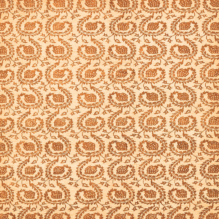 Square Abstract Orange Modern Rug, abs442org