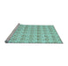 Sideview of Machine Washable Abstract Light Blue Modern Rug, wshabs442lblu