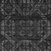 Square Persian Gray Bohemian Rug, abs4430gry