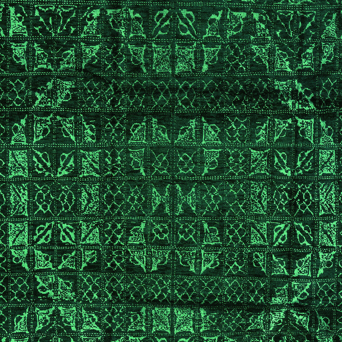 Machine Washable Persian Green Bohemian Area Rugs, wshabs4430grn