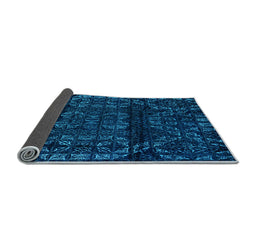 Sideview of Persian Light Blue Bohemian Rug, abs4430lblu