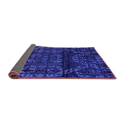 Sideview of Persian Purple Bohemian Rug, abs4430pur
