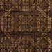 Square Persian Orange Bohemian Rug, abs4430org