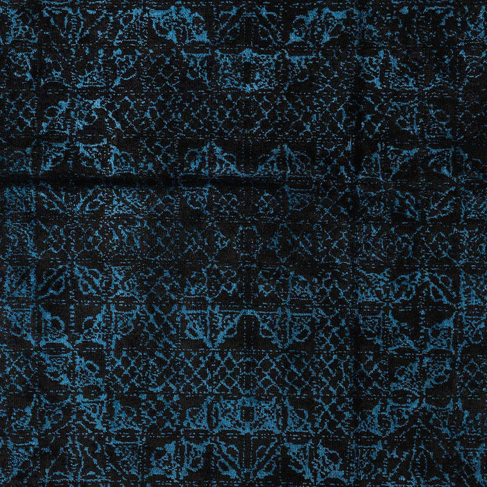 Machine Washable Abstract Black Rug, wshabs4431