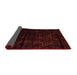 Abstract Red Modern Area Rugs