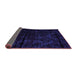 Sideview of Abstract Purple Modern Rug, abs4431pur