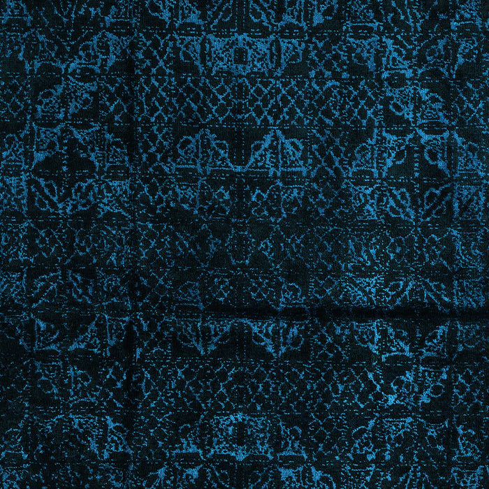 Machine Washable Abstract Light Blue Modern Rug, wshabs4431lblu