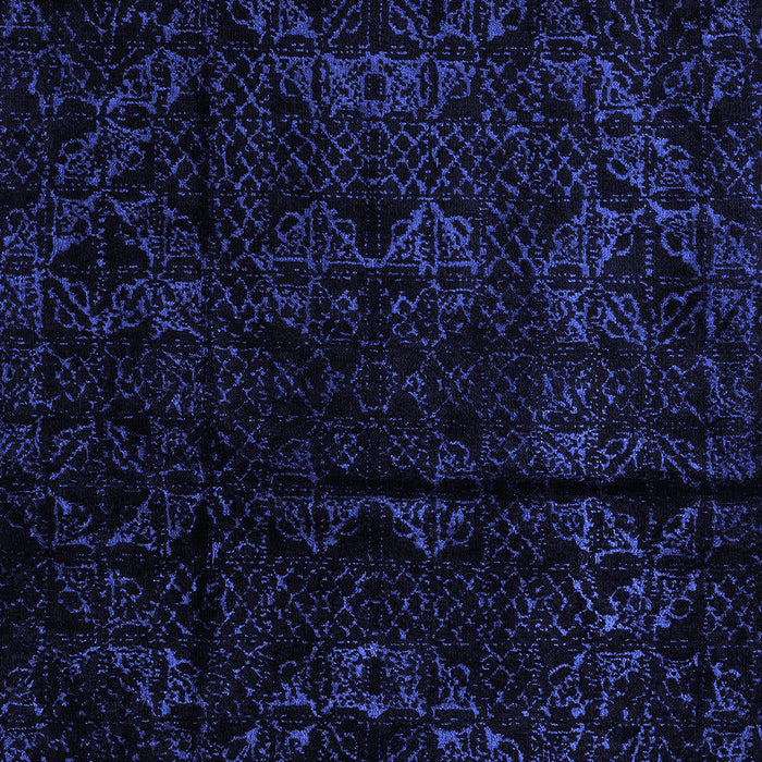 Abstract Blue Modern Rug, abs4431blu