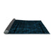 Sideview of Abstract Light Blue Modern Rug, abs4431lblu